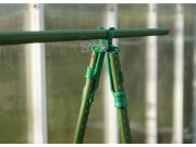 Bradas Štítová spojka pro tyčky k rostlinám 11mm - 3ks