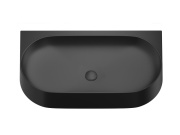 Ravak Umývadlo Yard 80, s otvorom pre batériu, bez prepadu, Smoke Grey