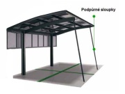 Scobax Podpůrné stojné nohy Savespot R/F