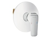 Novaservis Sprchová baterie Nobless Tina, bílá/chrom, podomítková, bez příslušenství,  38050,1