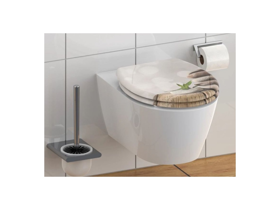 WC sedátka, záchodová prkna Schütte STONE PYRAMID| Duroplast, Soft Close