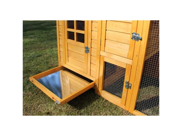 Kurník Scobax Dřevěný kurník TEMELÍN MAXI, 2150x650x800 mm