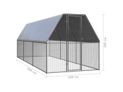 Scobax Venkovní klec - oplocený výběh - 2x6x2 m