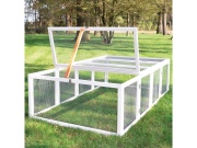 Scobax Dřevěný výběh pro králíky - bílý