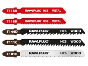 Rawlplug Sada 5 pilových listů pro přímočarou pilu