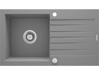 Ereszcsatornával –  Deante Grey metallic šedá