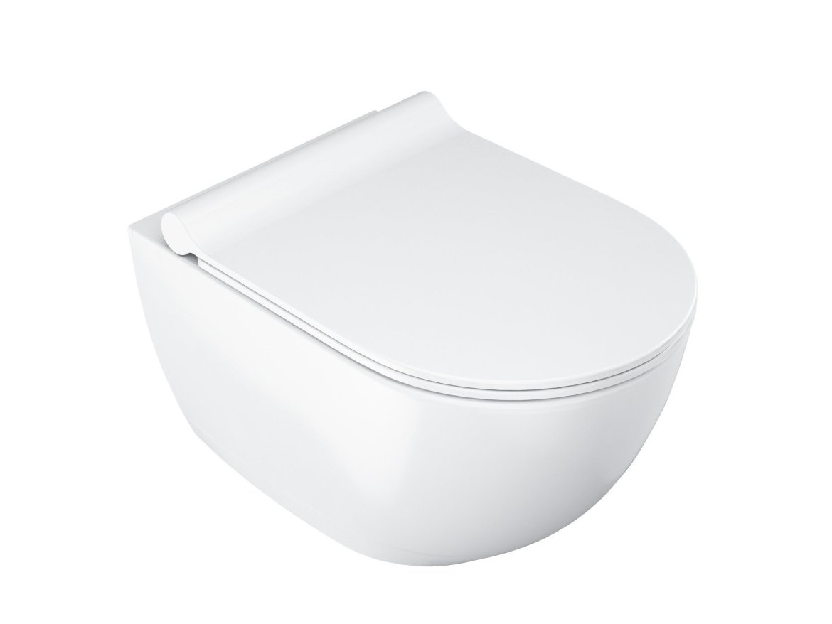 Ravak WC Uni Chrome Rim, závěsný, bílá