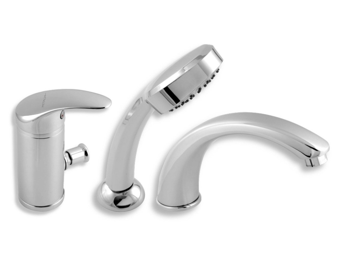 Novaservis Vanová baterie Metalia 55, chrom, stojánková víceotvorová, bez příslušenství,  55045,0