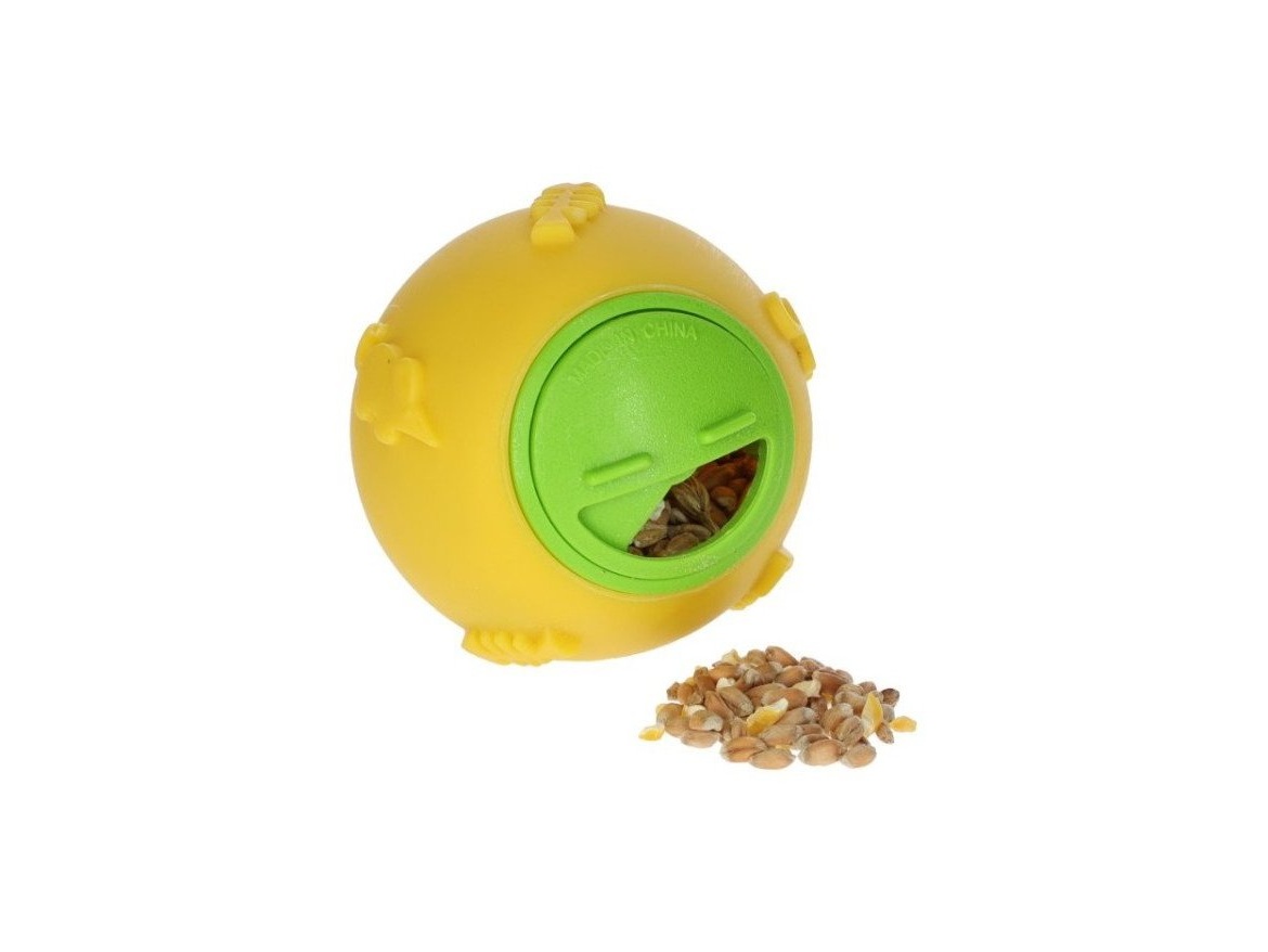 Scobax Krmítko pro drůbež - míček na zrní pro slepice, 7,5 cm