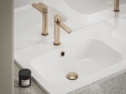 Ravak EL 012.61RGB Umývadlová batéria BeCool 170 mm bez odtokovej armatúry, Rose Gold Brushed