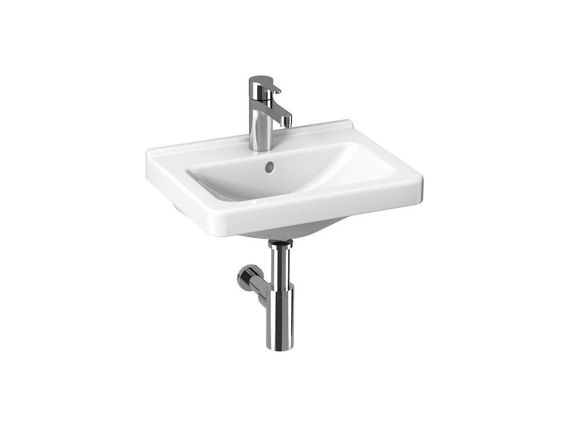 JIKA Umývátko Cubito 45x34 cm, s otvorem bílé, bílé, na stěnu, s přepadem, , H8114220001041