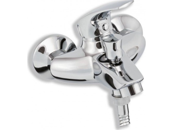 Novaservis Vanová baterie Metalia 57 100 mm, chrom, nástěnná, bez příslušenství,  57024/1,0