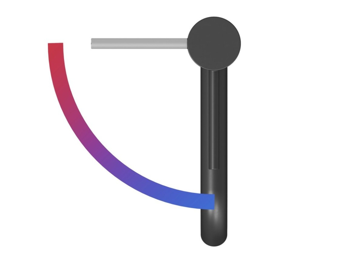 Ravak ES 014.11WV Umývadlová batéria BeCool 250 mm bez odtokovej armatúry, White Velvet