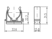 Příchytka Chuděj D12-22 M6-Z