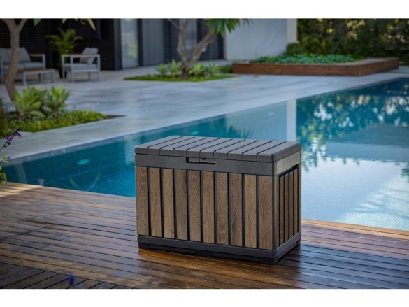 Keter Zahradní úložný box  Kentwood 190 L - 57 x 82,3 x 45 cm - walnut / ořech