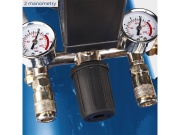 Dvoupístový olejový kompresor 50 l Scheppach HC 53 DC