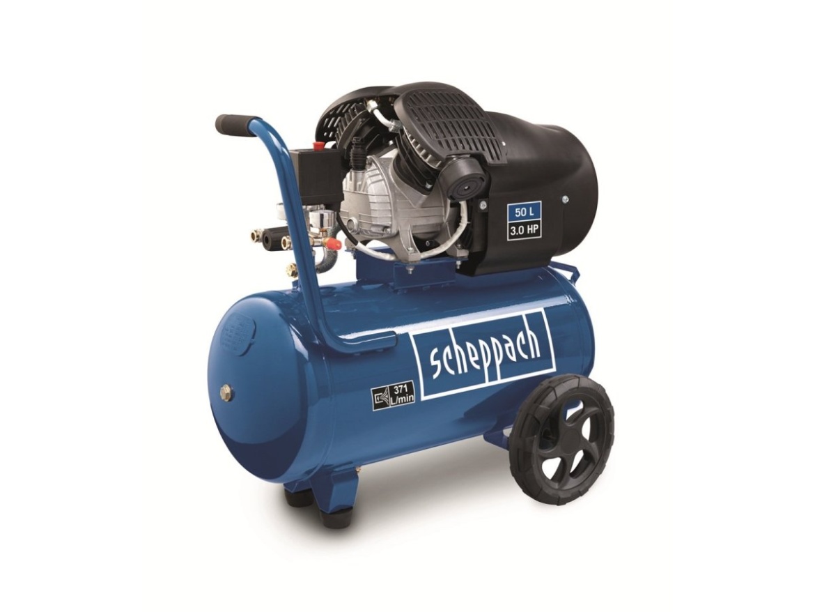 Dupla dugattyús olajkompresszor 50 l Scheppach HC 53 DC