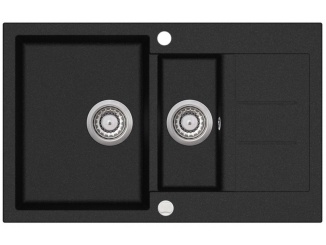 S vaničkou a odkvapom –  Helika black metallic čierna