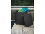 Keter Zahradní stůl Luzon Flat - 39 x 39 x 42,5 cm - grafitový