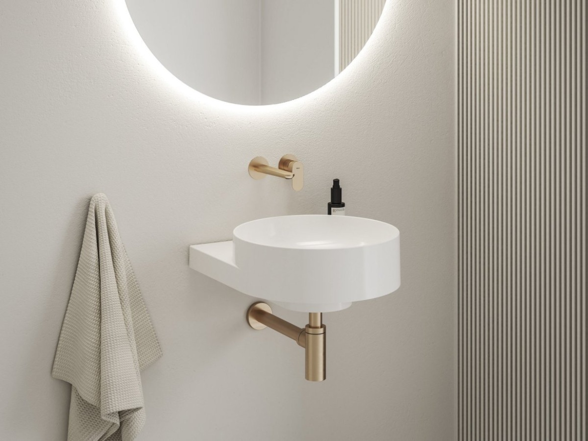 Ravak EL 019.60RGB.O1.RB07B Umývadlová podomietková batéria pre R-box, ružové zlato kefované