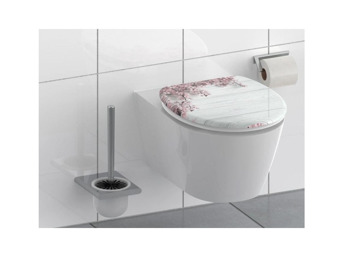 WC sedátka, záchodová prkna Schütte FLOWERS&WOOD | Duroplast, Soft Close