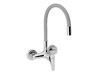 Vodovodné batérie – Novaservis Dřezová baterie TITANIA IRIS, 150 mm, chrom-stříbrošedá, nástěnná, bez výpustě, 94480,0S