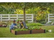 Keter Vyvýšený záhon Keter Vista Modular Duo Garden Bed - hnědý