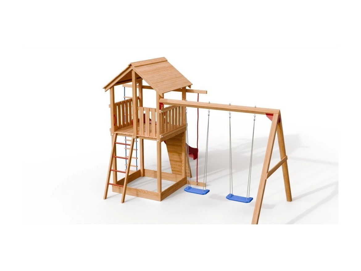 Gyermekjátszótér hintamodullal és csúszdával Česká Manufaktura Honzík Plus