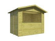 Dřevěné prodejní stánky