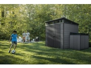 Keter Zahradní domek  Cortina 7x7 grafitový, s podlahou