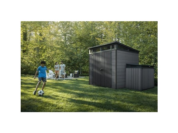 Műanyag kerti ház Keter Cortina 7x7 grafitový, s podlahou