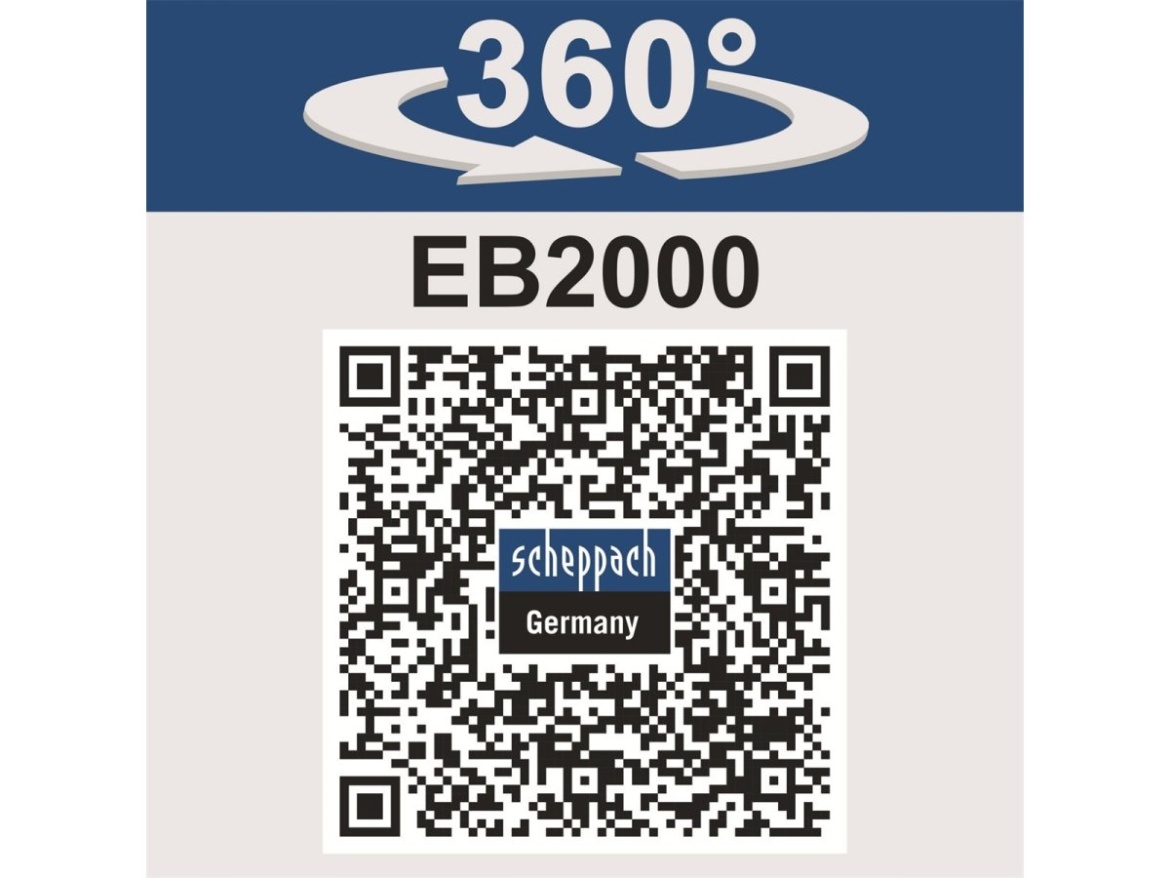 Půdní vrták + 2 vrtáky Scheppach EB 2000