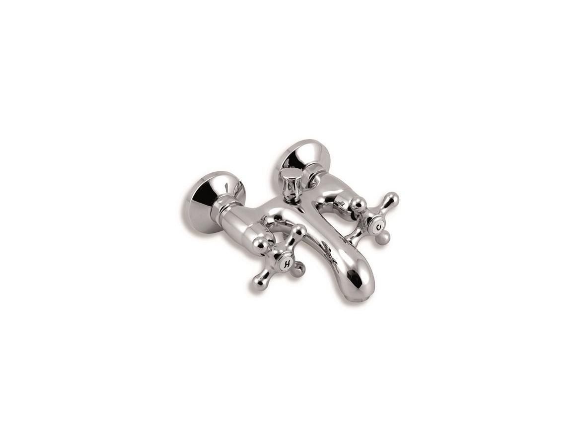 Novaservis Vanová baterie Titania Retro II 100 mm, chrom, nástěnná, bez příslušenství,  99124/1,0