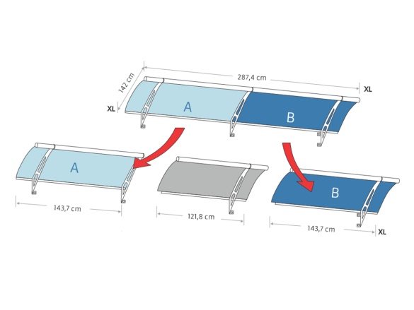 Vchodová stříška Scobax Savespot Connect XL