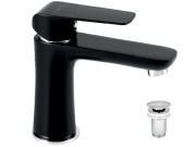 Novaservis Umyvadlová baterie Nobless Tina, černá/mat, stojánková, s výpustí,  38003,5