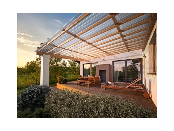 Polykarbonátová vlnitá deska  WBH STRONG - čirá Covernit Vlnitý polykarbonát WBH Strong čirý