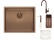 Kuchyňské dřezy Reginox SET Miami 500 Copper + baterie Cano + příslušenství