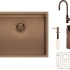 Kuchyňské dřezy Reginox SET Miami 500 Copper + baterie Cano + příslušenství