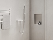 Ravak 974.20GB Sprchová tyč s držiakom, grafit kefovaný