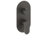 Ravak EL 068.20BLM.O3.RB07F Podomietková batéria 3-cestná pre R-box, Black Matt