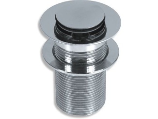 Lefolyók és dugók –  Novaservis Umyvadlová výpusť Luxus 5/4", chrom, click-clack, malá zátka,  38,0