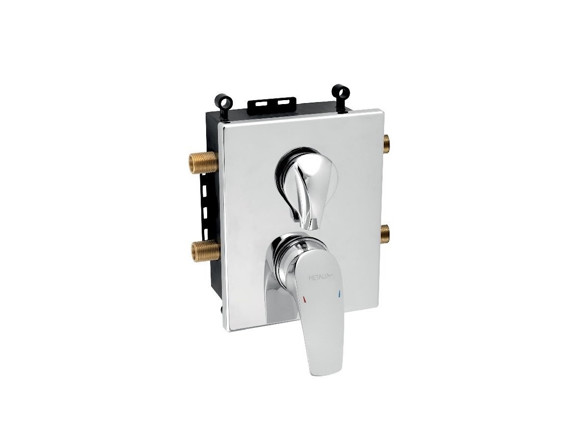 Novaservis Vanová baterie Metalia 57, chrom, podomítková, bez příslušenství,  BOX57052R,0