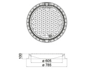 Öntöttvas burkolat szellőzővel Kasi KDL82B