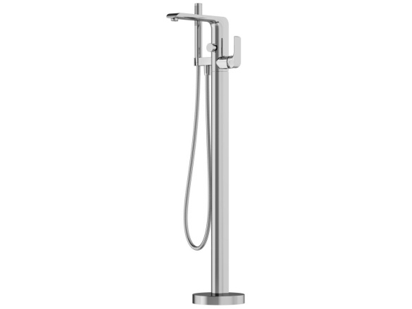 Ravak FL 080.20BLM.RB07A Vanová baterie do podlahy bez tělesa, se sprchovým setem, černá matná