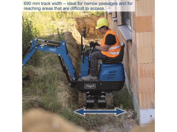 Scheppach EXC 815 - Minibagr