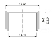 Středová skruž Kasi DN 450 (bez vývodu)