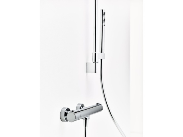 Ravak PU 033.20BLM Termostatická sprchová nástenná batéria bez sprchového setu, čierna matná