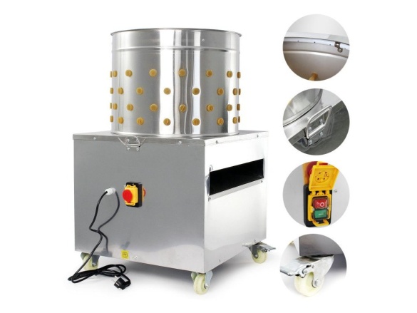 Scobax Bubnová škubačka na drůbež - 50 cm - 1500 W