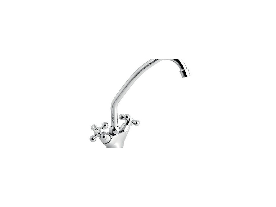 Novaservis Dřezová baterie Titania Retro II, chrom, stojánková,  99113,0