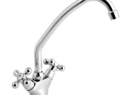 Novaservis Dřezová baterie Titania Retro II, chrom, stojánková,  99113,0